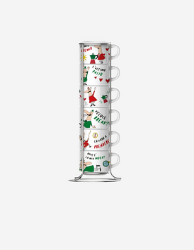 Набор чашек Bialetti Italia Tricolore, 75 мл, 6 шт. 15BAR-11826 фото