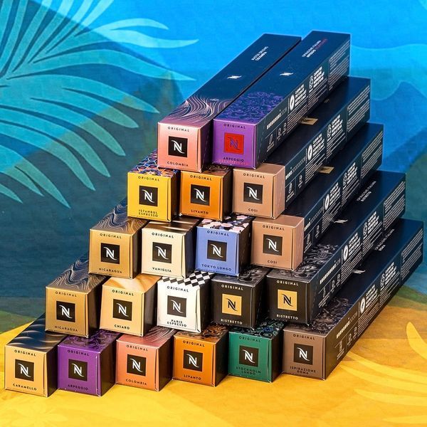 Набор Nespresso Original из Европы: ассорти 20 тубов / 200 капсул EU-ORIG-20 фото