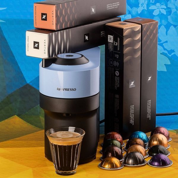 Набор Nespresso Vertuo Pop Summer Pacific Blue: кофемашина + 52 капсулы Vertuo 2621717693 фото