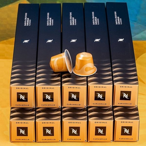 Набір кави в капсулах Nespresso Barista Creations Flavoured Caramello &mdash; 100 капсул, Nespresso Original 2709124064 фото