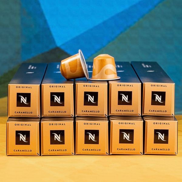 Набір кави в капсулах Nespresso Barista Creations Flavoured Caramello &mdash; 100 капсул, Nespresso Original 2709124064 фото
