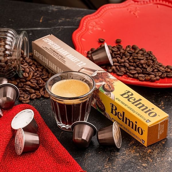 Кава в капсулах Belmio Espresso Dark Roast &mdash; 10 капсул, сумісні з кавомашинами Nespresso Original 2127136386 фото