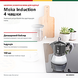 Гейзерна кавоварка Bialetti Moka Induction Black, 4 чашки, 150 мл, для індукції 0006934 фото 2