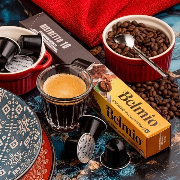 Кава в капсулах Belmio Ristretto &mdash; 10 капсул, сумісні з кавомашинами Nespresso Original 2126643486 фото