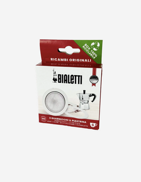 Набір Bialetti 3 ущільнювачі + сито (6ч) 0800034 фото