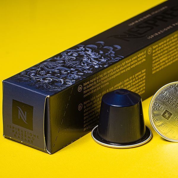 Капсулы Nespresso Kazaar — очень интенсивный эспрессо с перечными и темными нотами, 10 капсул 1208560283 фото Капсулы Nespresso Kazaar — очень интенсивный эспрессо с перечными и темными нотами, 10 капсул 1208560283 фото