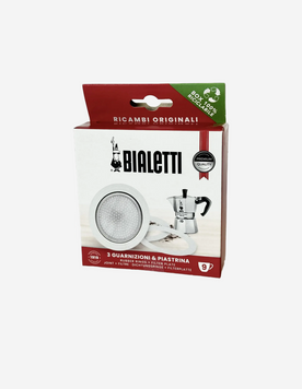 Набір Bialetti 3 ущільнювачі + сито (9ч) 0800035 фото