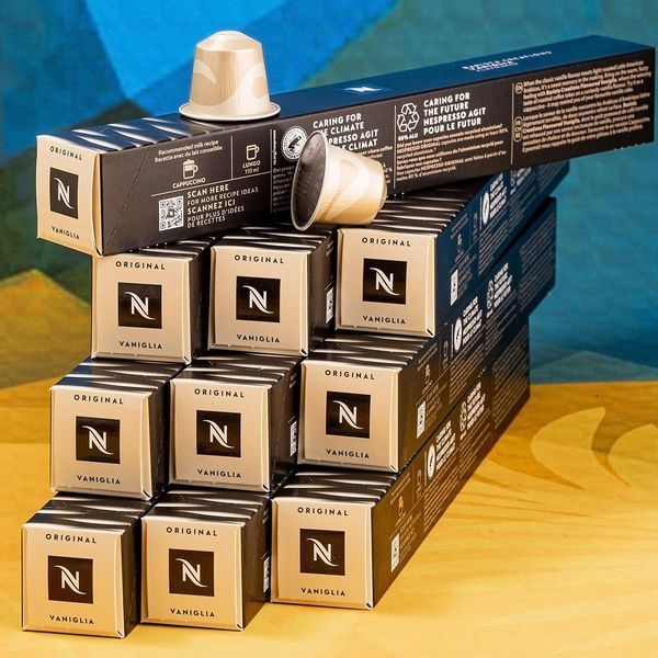 Набір 10 тубів кави в капсулах Barista Creations Vaniglia (ваніль) Nespresso, Швейцарія (100 капсул) 2709140656 фото