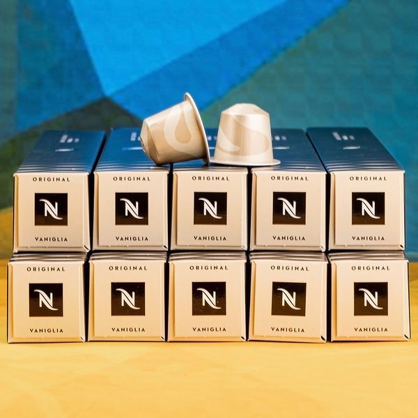 Набір 10 тубів кави в капсулах Barista Creations Vaniglia (ваніль) Nespresso, Швейцарія (100 капсул) 2709140656 фото