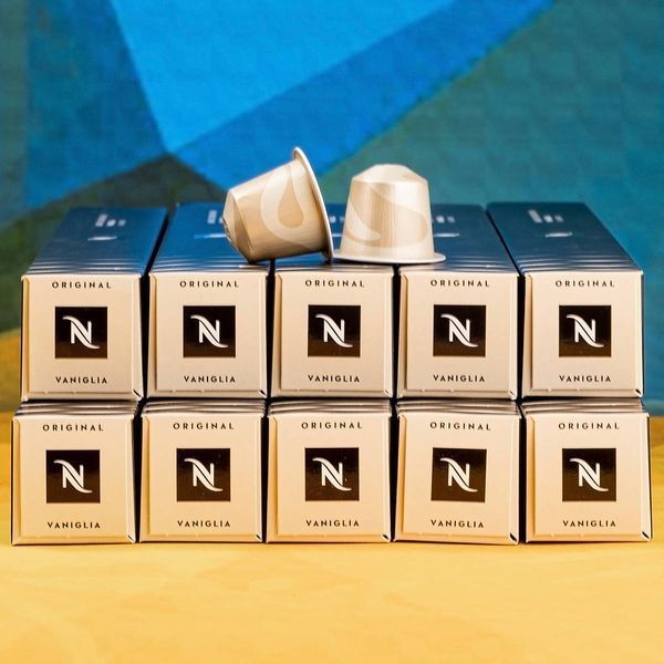 Набір 10 тубів кави в капсулах Barista Creations Vaniglia (ваніль) Nespresso, Швейцарія (100 капсул) 2709140656 фото