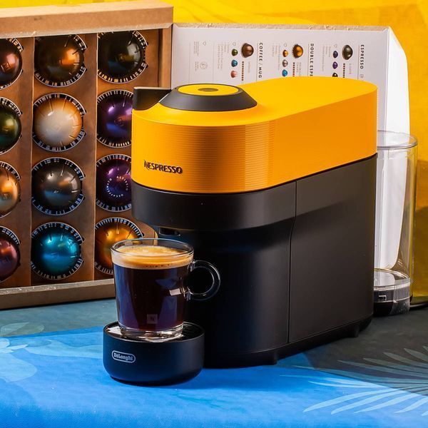 Набор Nespresso Vertuo Pop Summer Mango Yellow: кофемашина + 52 капсулы Vertuo 2621712350 фото