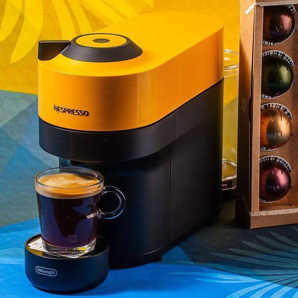 Набор Nespresso Vertuo Pop Summer Mango Yellow: кофемашина + 52 капсулы Vertuo 2621712350 фото