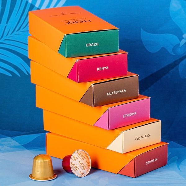 Набір капсульної кави HERZ New York World Origins, 60 капсул, сумісні з кавомашинами Nespresso Original 2907062051 фото