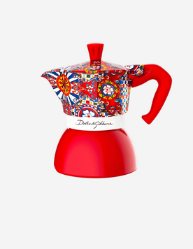 Гейзерна індукційна кавоварка Bialetti (Біалетті) x Dolce&Gabbana Moka Express Sicilian Cart, 4 чашки, 150 мл 15BAR-13723 фото