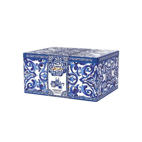 Подарунковий набір Bialetti x Dolce&Gabbana Blu Mediterraneo: Moka 3 + кава 0005414 фото