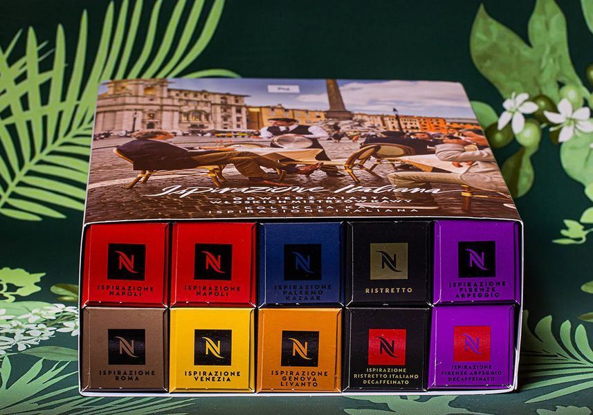 Набор капсул Nespresso Ispirazione Italiana Assortment, 10 тубов / 100 капсул 1432095076 фото