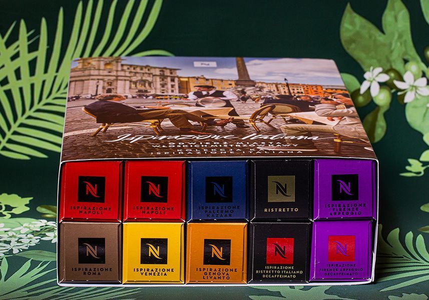 Набір капсул Nespresso Ispirazione Italiana Assortment, 10 тубів / 100 капсул 1432095076 фото
