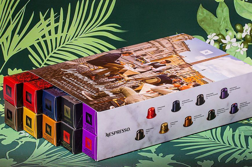 Набор капсул Nespresso Ispirazione Italiana Assortment, 10 тубов / 100 капсул 1432095076 фото
