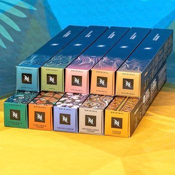 Набор Nespresso Original Master Origins и World Explorations &mdash; 100 капсул, 10 вкусов 2999557933 фото