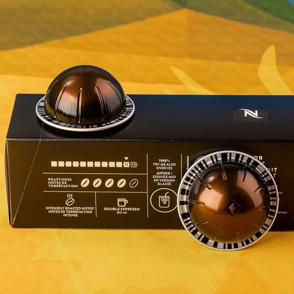 Кофе в капсулах Nespresso Vertuo Double Espresso Scuro (темный какао и ваниль), Швейцария (10шт) 80 мл 1580963881 фото Кофе в капсулах Nespresso Vertuo Double Espresso Scuro (темный какао и ваниль), Швейцария (10шт) 80 мл 1580963881 фото