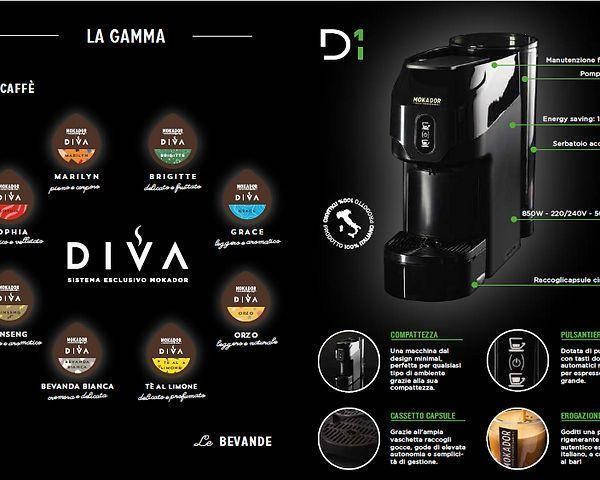 Капсульна кавомашина Mokador Diva D1 Vending Black 2275242479 фото