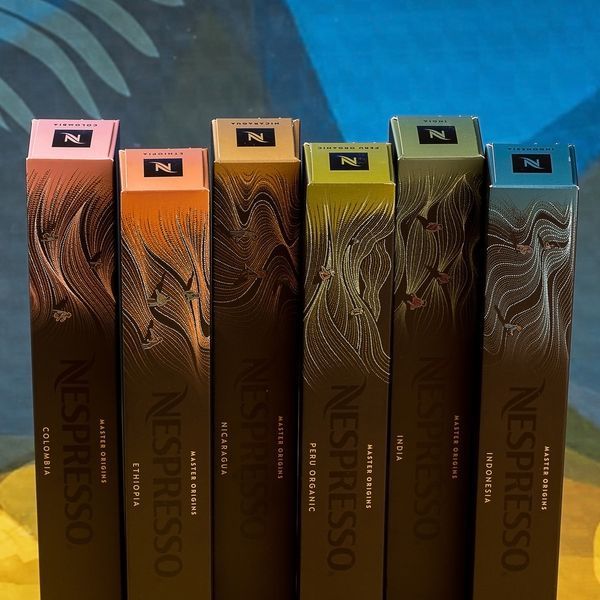 Набор кофе Nespresso Original Master Origins Exclusive &mdash; 6 тубов, 60 капсул 1949625687 фото