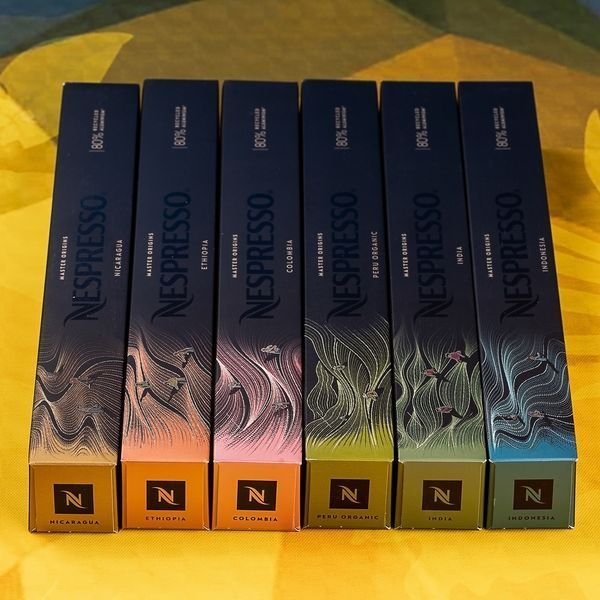 Набор кофе Nespresso Original Master Origins Exclusive &mdash; 6 тубов, 60 капсул 1949625687 фото