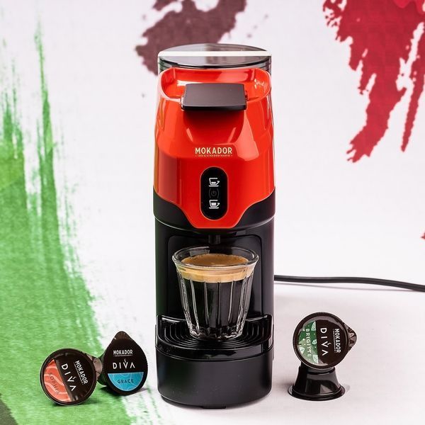 Капсульна кавомашина Mokador Diva D1 Vending Red 2476159402 фото
