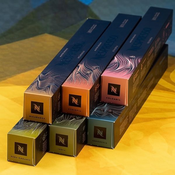 Набор кофе Nespresso Original Master Origins Exclusive &mdash; 6 тубов, 60 капсул 1949625687 фото