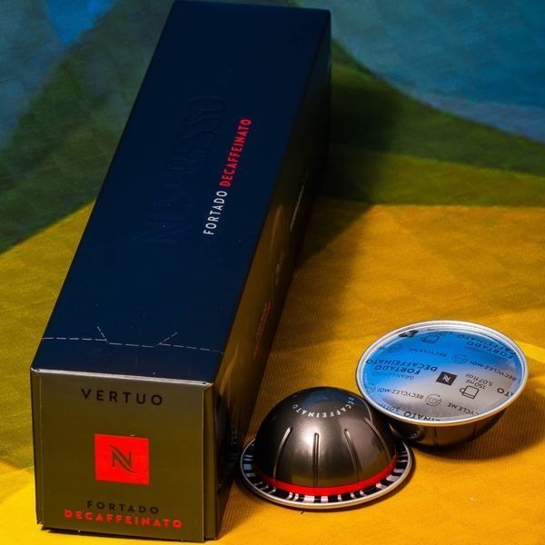 Капсулы Nespresso Vertuo Fortado Decaffeinato (ноти какао и дуба), Швейцария , 150 мл — 10 капсул, 150 мл 1649746883 фото Капсулы Nespresso Vertuo Fortado Decaffeinato (ноти какао и дуба), Швейцария , 150 мл — 10 капсул, 150 мл 1649746883 фото