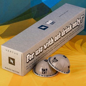 Капсулы Nespresso Vertuo Кофе в капсулах Vertuo Nespresso Barista Edition Oatly, обмежена серия (вершкови видтинки) 80 мл &mdash; 10 капсул, 80 мл 2543271275 фото