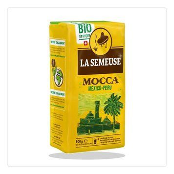 Кофе молотый La Semeuse Mocca Bio, 500 г, Швейцария 7610244500100 фото