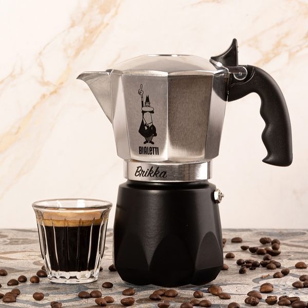 Bialetti Brikka, 2 чашки, для moka з пінкою 0007327 фото
