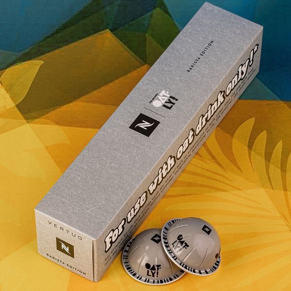 Капсулы Nespresso Vertuo Кофе в капсулах Vertuo Nespresso Barista Edition Oatly, обмежена серия (вершкови видтинки) 80 мл &mdash; 10 капсул, 80 мл 2543271275 фото