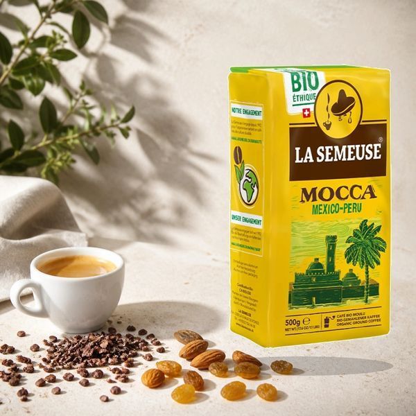 Кофе молотый La Semeuse Mocca Bio, 500 г, Швейцария 7610244500100 фото