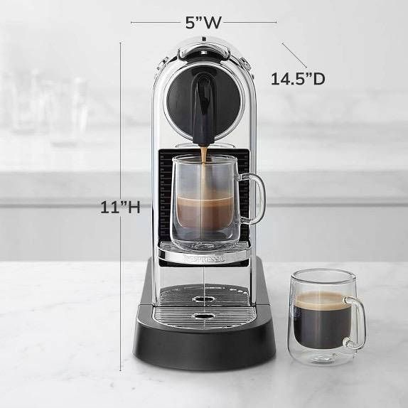 Кавомашина Nespresso CitiZ Silver для капсул Original 1282114628 фото