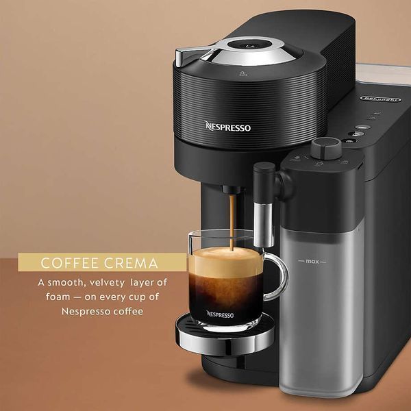 Кофемашина Nespresso Vertuo Lattissima для капсул Vertuo Black + 10 капсул Vertuo 2911923748 фото