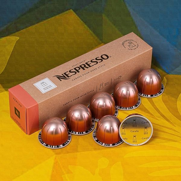 Кава в капсулах Nespresso Vertuo Carafe Pour-Over Style Intense &mdash; 7 капсул 3072829490 фото