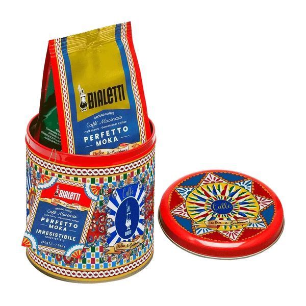 Молотый кофе Bialetti x D&G Perfetto Moka Irresistibile в банке, 200 г 096080404 фото
