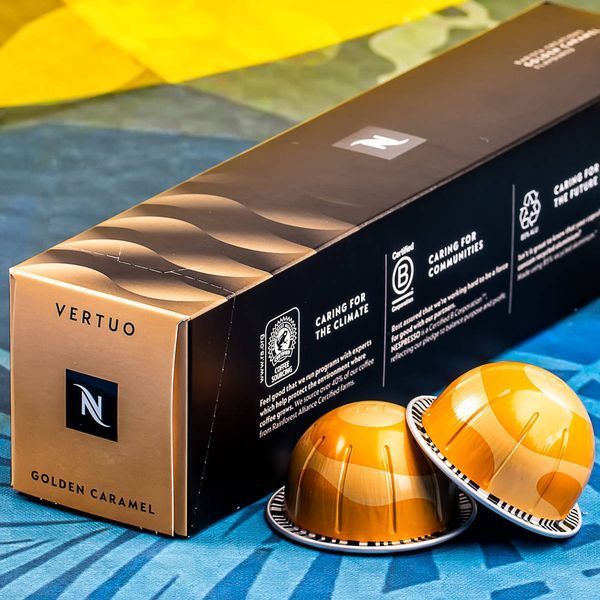 Кофе в капсулах Nespresso Vertuo GOLDEN CARAMEL &mdash; 10 капсул 1806028563 фото