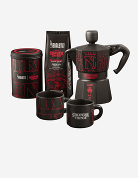 Набір Bialetti (Біалетті) x Stranger Things, кавоварка на 3 чашки 15BAR-21205 фото