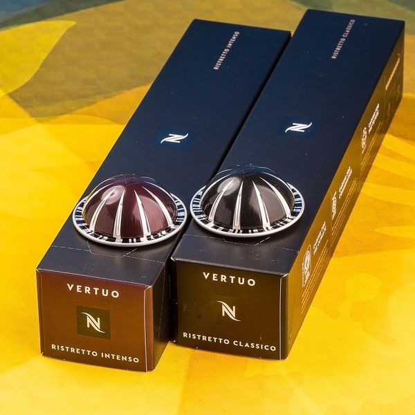 Капсулы Nespresso Vertuo Ristretto Intenso, 25 мл - 10 капсул 1977062483 фото Капсулы Nespresso Vertuo Ristretto Intenso, 25 мл - 10 капсул 1977062483 фото