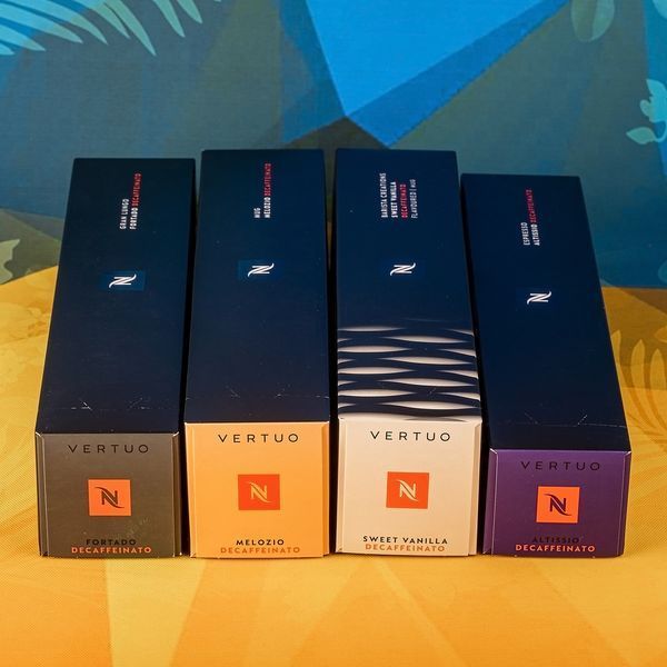 Набір Nespresso Vertuo Decaffeinato без кофеїну, 4 туби / 40 капсул 2543285197 фото