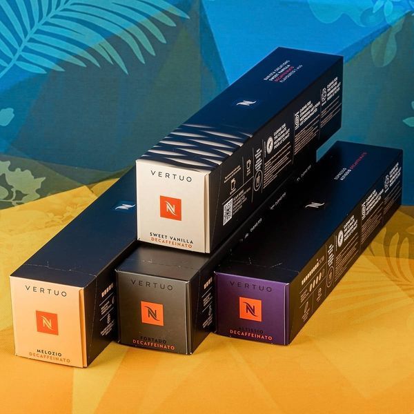 Набір Nespresso Vertuo Decaffeinato без кофеїну, 4 туби / 40 капсул 2543285197 фото