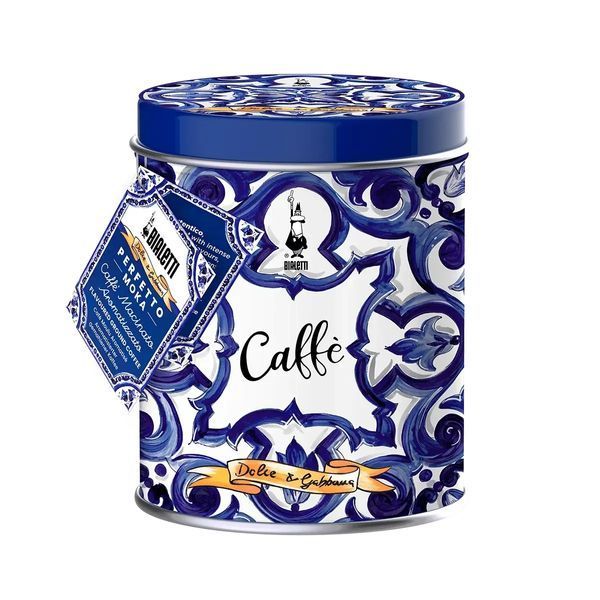 Банка + кава мелена Perfetto Moka Bialetti x D&G 96080455 фото