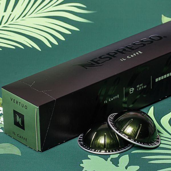 Капсулы Nespresso Vertuo IL CAFFE (мицна класична эспрессо), Швейцария 40 мл — 10 капсул, 40 мл 1580973094 фото Капсулы Nespresso Vertuo IL CAFFE (мицна класична эспрессо), Швейцария 40 мл — 10 капсул, 40 мл 1580973094 фото