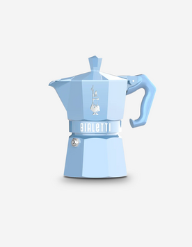 Гейзерна кавоварка Bialetti Moka Exclusive блакитна 0009061-1 фото