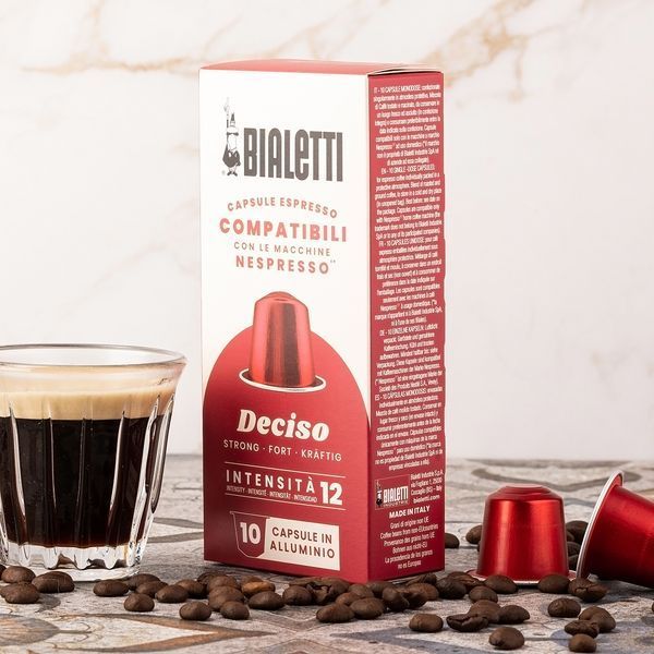 Кофе в капсулах Bialetti Deciso &mdash; 10 капсул, Nespresso Original 096080433 фото