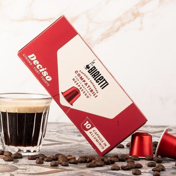 Кофе в капсулах Bialetti Deciso &mdash; 10 капсул, Nespresso Original 096080433 фото