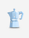 Гейзерна кавоварка Bialetti Moka Exclusive, блакитна, 6 чашок (270 мл) 0009061-1 фото 1